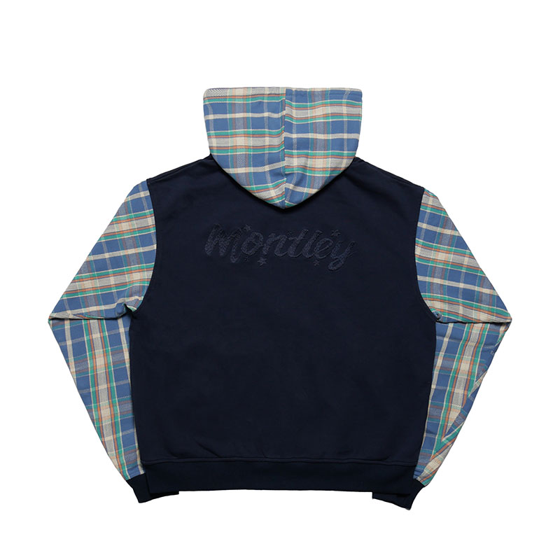 MONTLEY(モーレー)/ SWITCHING CHECK ZIP HOOD -3.COLOR-