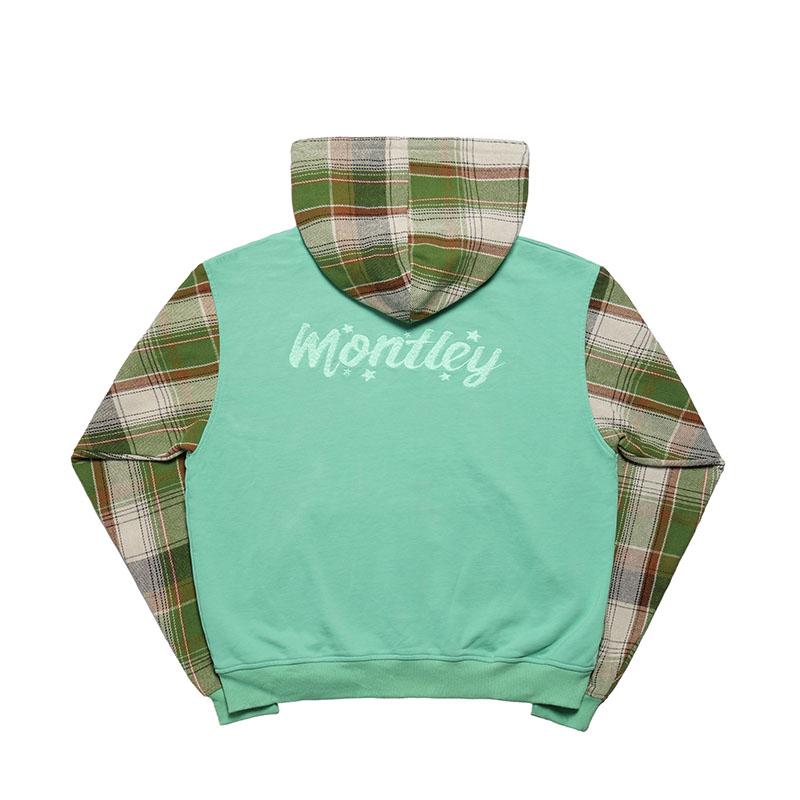 MONTLEY(モーレー)/ SWITCHING CHECK ZIP HOOD -3.COLOR-