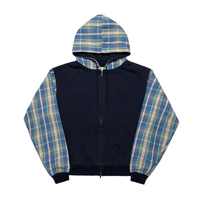 MONTLEY(モーレー)/ SWITCHING CHECK ZIP HOOD -3.COLOR-