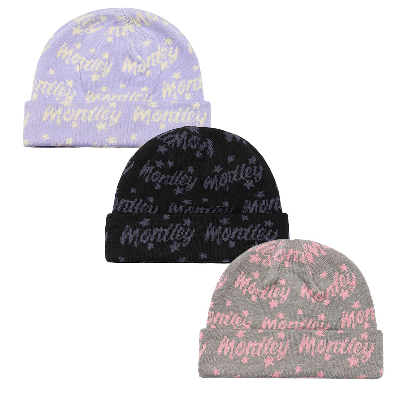 MONTLEY(モーレー)/ LOGO KNIT CAP -3.COLOR-