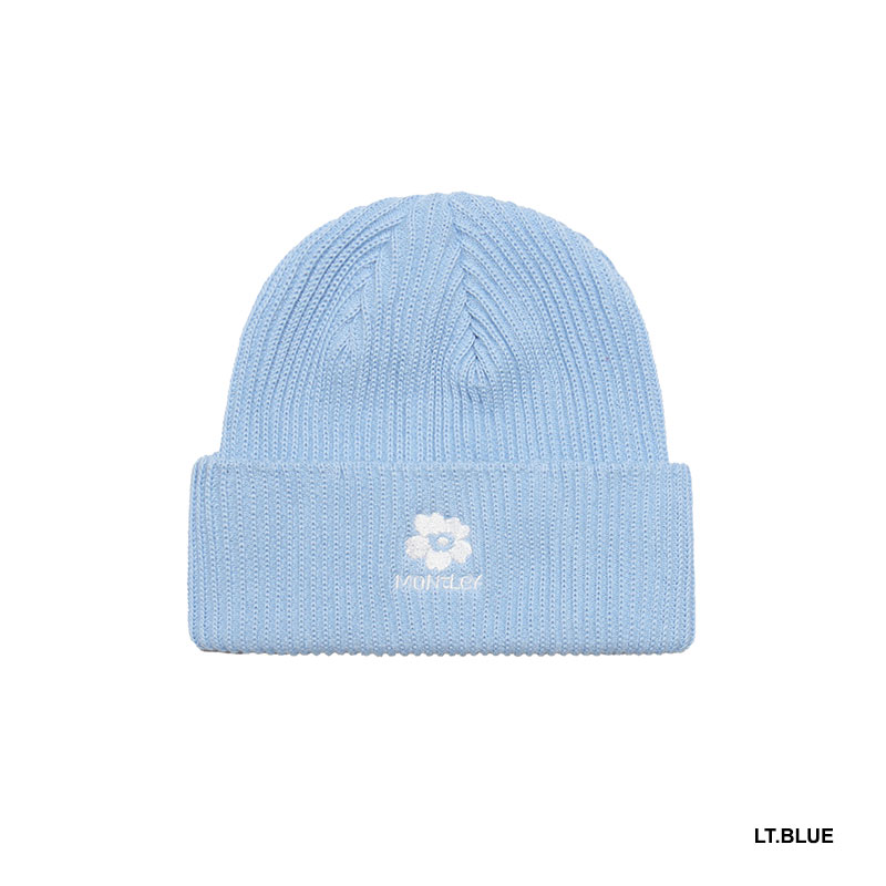 MONTLEY(モーレー)/ FLOWER LOGO KNIT CAP -4.COLOR-