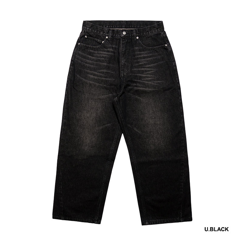 MONTLEY(モーレー)/ FLOWER BAGGY DENIM PANTS -2.COLOR-