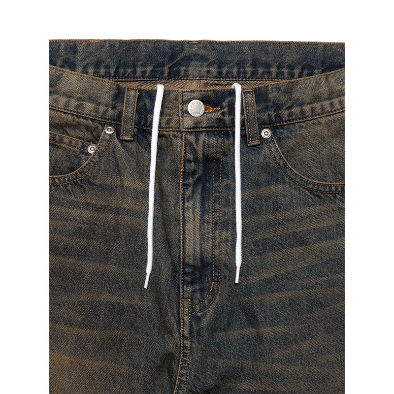 MONTLEY(モーレー)/ FLOWER BAGGY DENIM PANTS -2.COLOR-