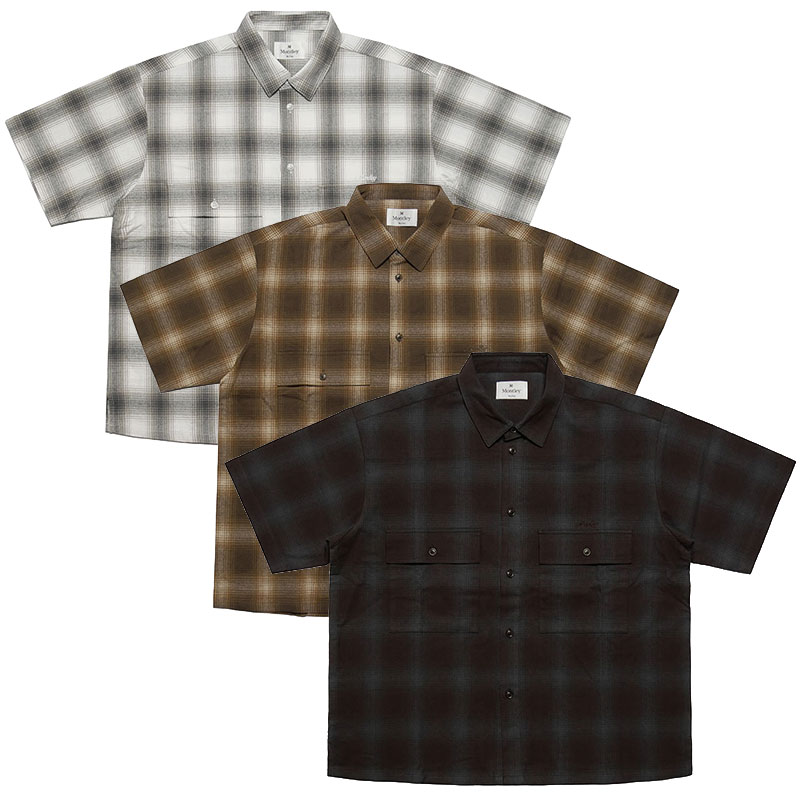 MONTLEY(モーレー)/ CHECK SS SHIRT -3.COLOR-