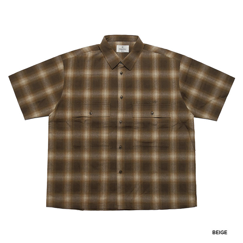 MONTLEY(モーレー)/ CHECK SS SHIRT -3.COLOR-