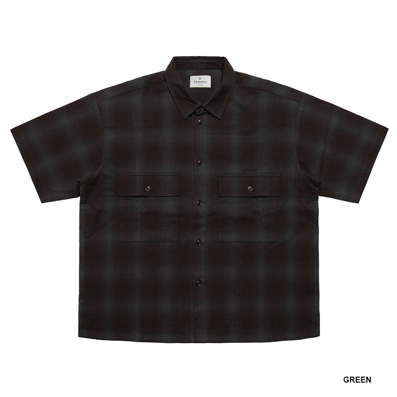 MONTLEY(モーレー)/ CHECK SS SHIRT -3.COLOR-