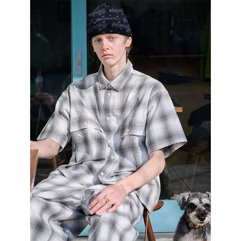 MONTLEY(モーレー)/ CHECK SS SHIRT -3.COLOR-