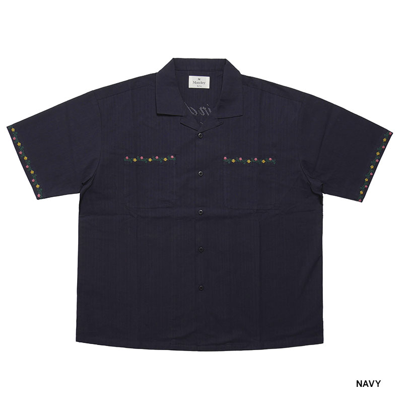 MONTLEY(モーレー)/ FLOWER SS SHIRT -2.COLOR-