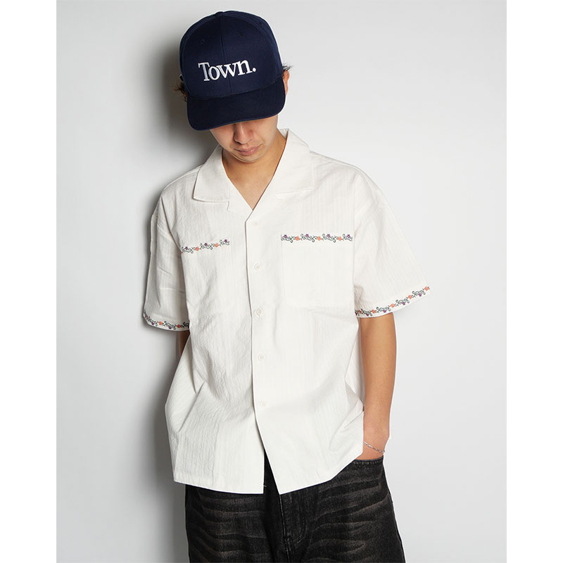 MONTLEY(モーレー)/ FLOWER SS SHIRT -2.COLOR-