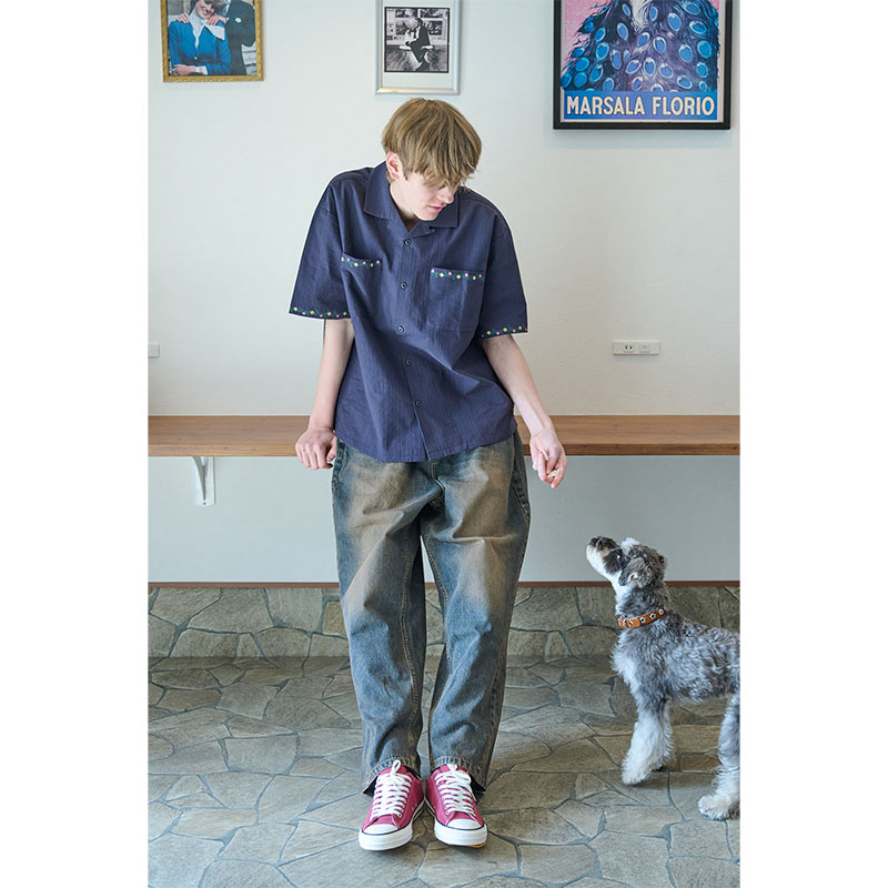 MONTLEY(モーレー)/ FLOWER SS SHIRT -2.COLOR-