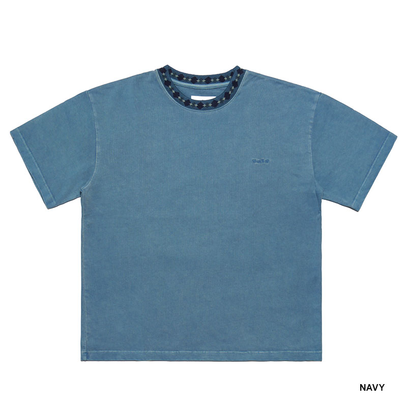 MONTLEY(モーレー)/ PATTERN RIB VINTAGE SS TEE -3.COLOR-