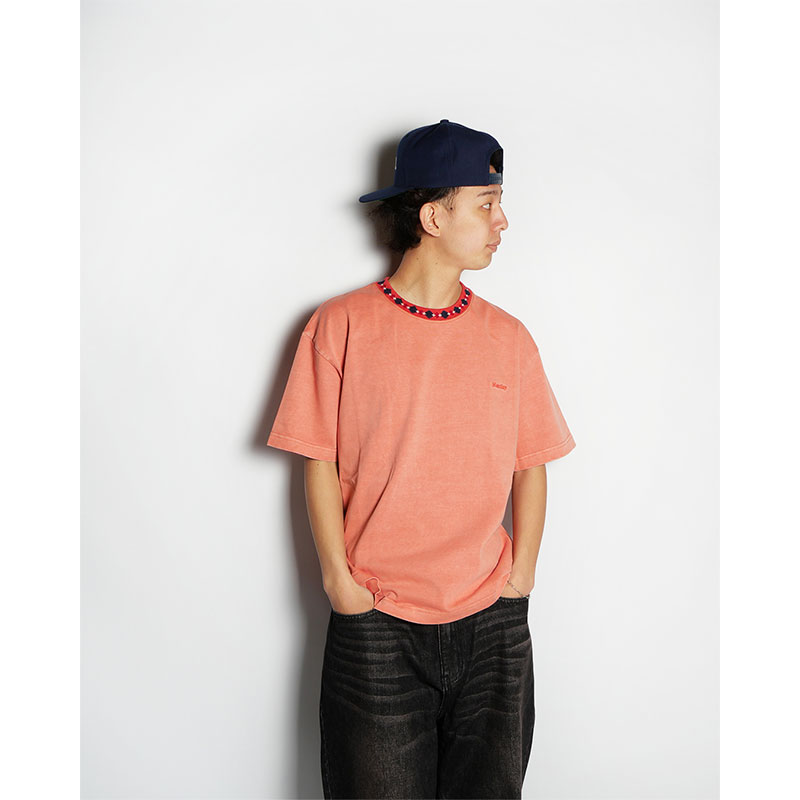 MONTLEY(モーレー)/ PATTERN RIB VINTAGE SS TEE -3.COLOR-