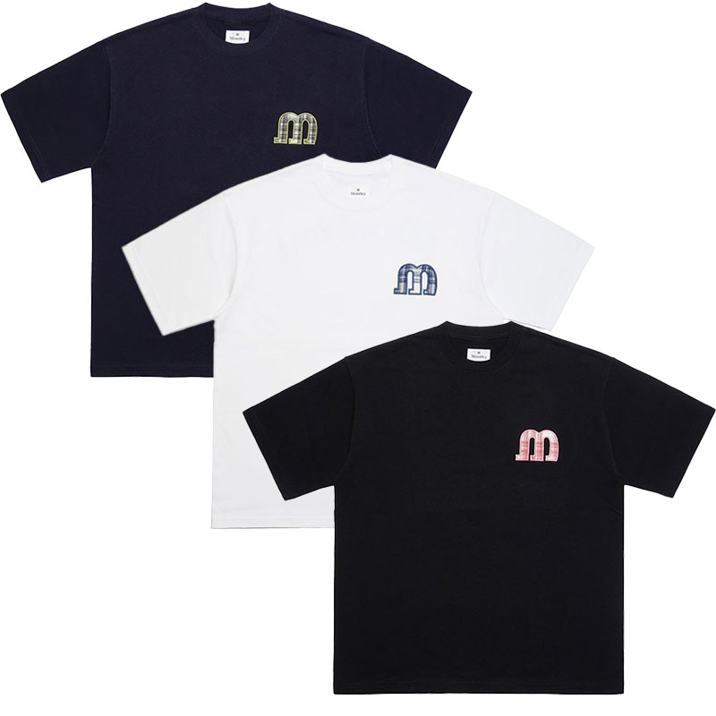 MONTLEY(モーレー)/ CHECK SPORTS LOGO HEAVY SS TEE -3.COLOR-