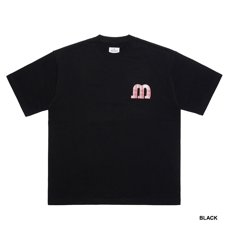 MONTLEY(モーレー)/ CHECK SPORTS LOGO HEAVY SS TEE -3.COLOR-
