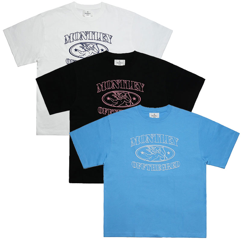 MONTLEY(モーレー)/ CIRCLE ANGEL SS TEE -3.COLOR-