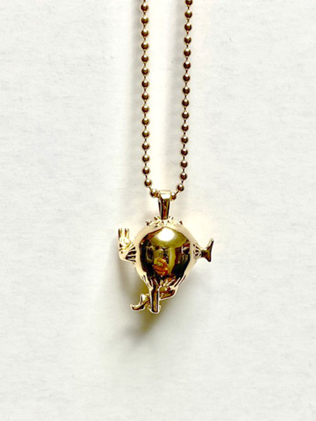 IN-PUT-OUT(インプットアウト)/ Peace monster NECKLACE K18 GP -GOLD-