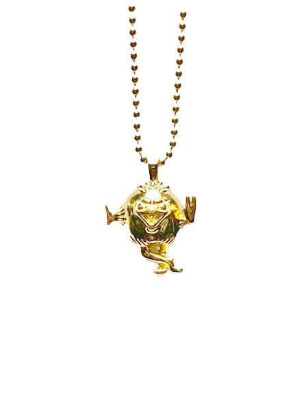 IN-PUT-OUT(インプットアウト)/ Peace monster NECKLACE K18 GP -GOLD-