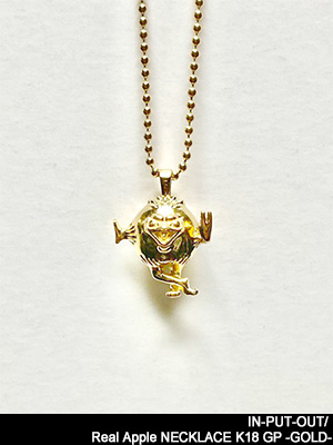 IN-PUT-OUT(インプットアウト)/ Peace monster NECKLACE K18 GP -GOLD-