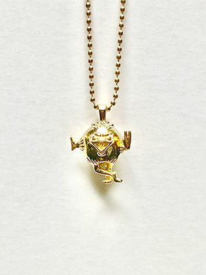 IN-PUT-OUT(インプットアウト)/ Peace monster NECKLACE K18 GP -GOLD-