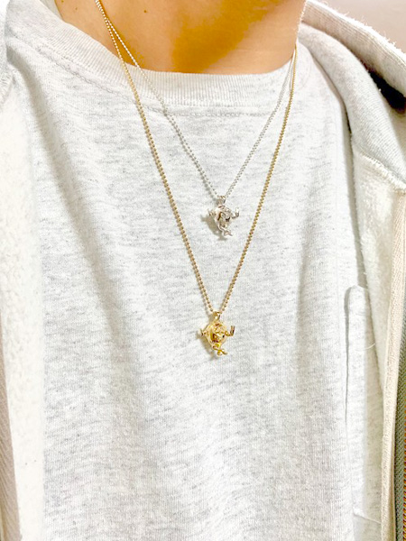 IN-PUT-OUT(インプットアウト)/ Peace monster NECKLACE SILVER 925 -SILVER-