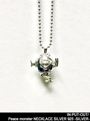 IN-PUT-OUT(インプットアウト)/ Peace monster NECKLACE SILVER 925 -SILVER-