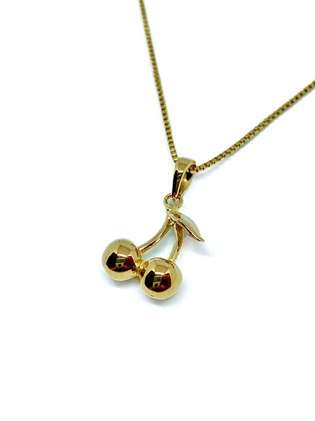 IN-PUT-OUT(インプットアウト)/ Cherry NECKLACE K18 GP -GOLD-