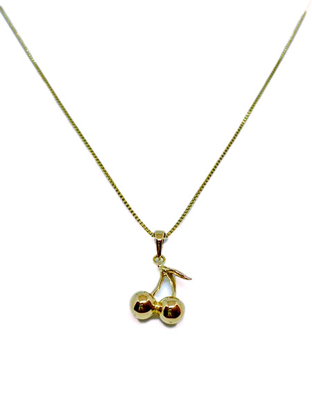 IN-PUT-OUT(インプットアウト)/ Cherry NECKLACE K18 GP -GOLD-