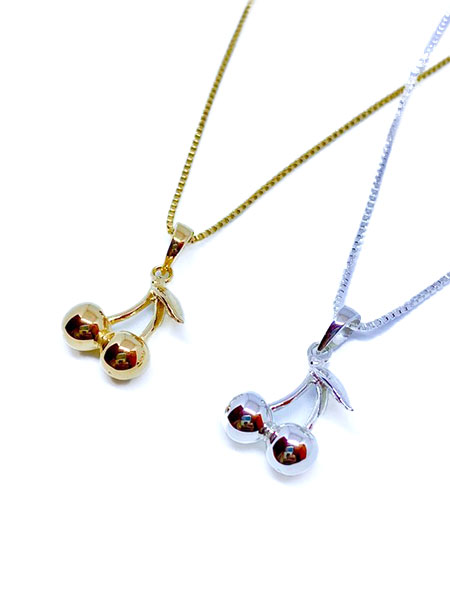 IN-PUT-OUT(インプットアウト)/ Cherry NECKLACE K18 GP -GOLD-