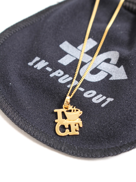 IN-PUT-OUT(インプットアウト)/ I Love Coffee NECKLACE K18 GP -GOLD-