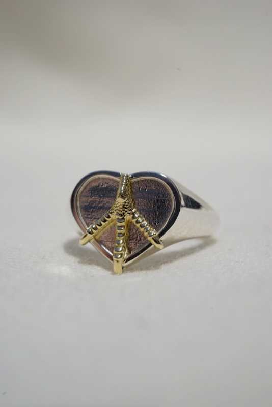 IN-PUT-OUT(インプットアウト)/ Eagle Foot Love&Peace Ring
