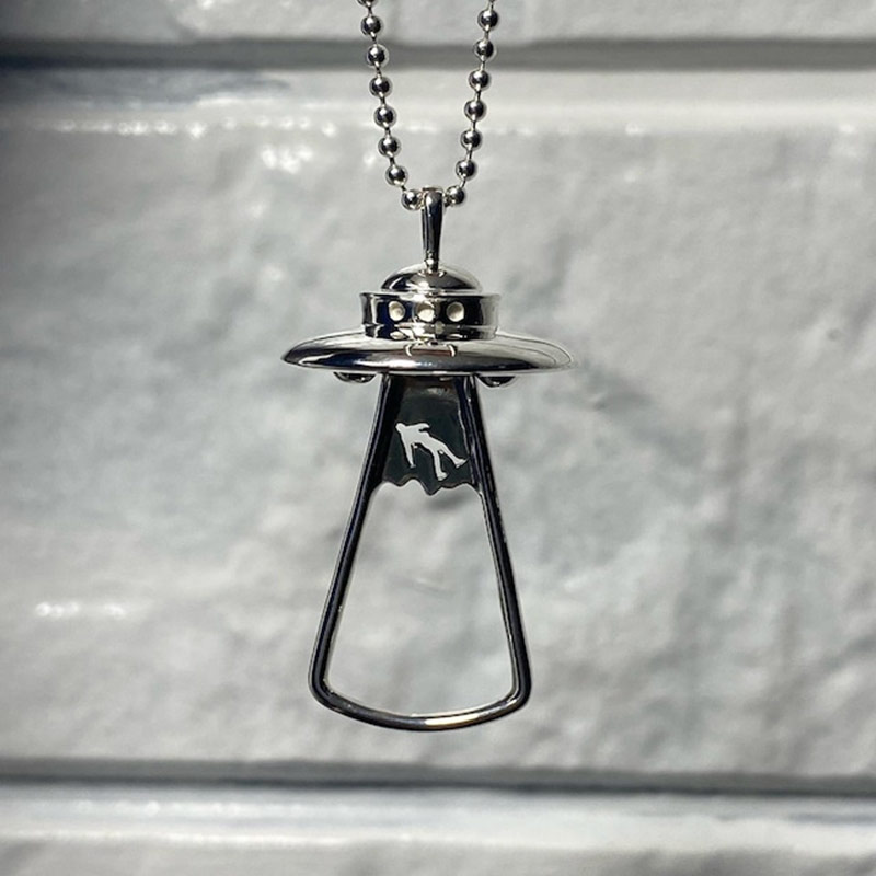 IN-PUT-OUT(インプットアウト)/ UFO Abduction Necklace & Glass Hock -SILVER(ALL SILVER 925)-