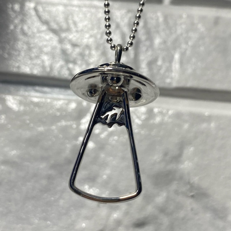 IN-PUT-OUT(インプットアウト)/ UFO Abduction Necklace & Glass Hock -SILVER(ALL SILVER 925)-