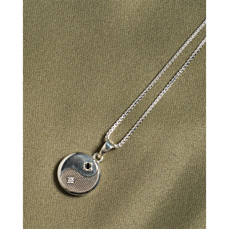 IN-PUT-OUT(インプットアウト)/ Yin-Yang & MDMA Reverdible NECKLACE SILVER 925