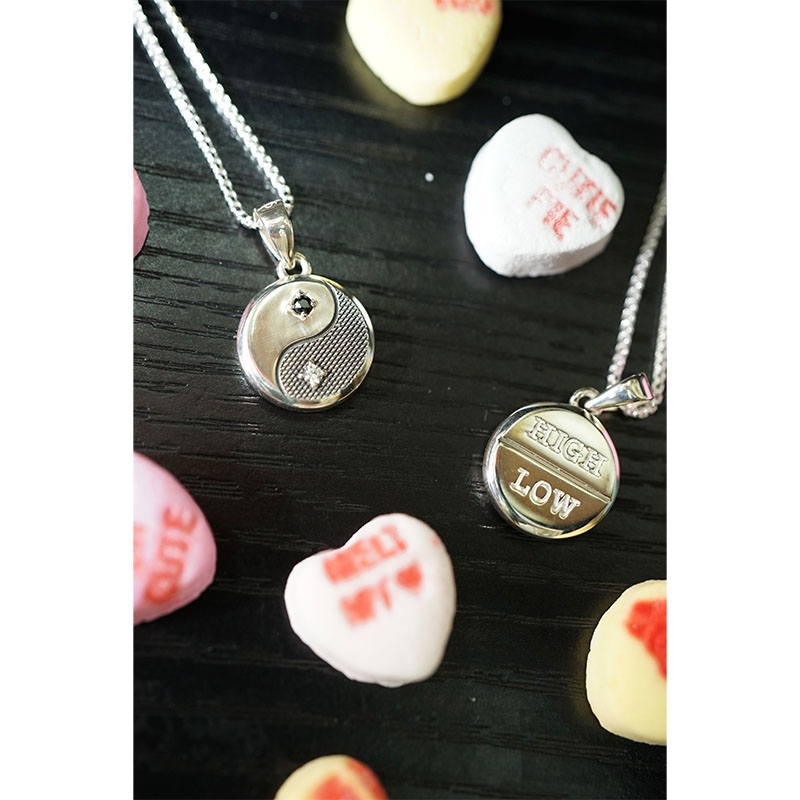IN-PUT-OUT(インプットアウト)/ Yin-Yang & MDMA Reverdible NECKLACE SILVER 925
