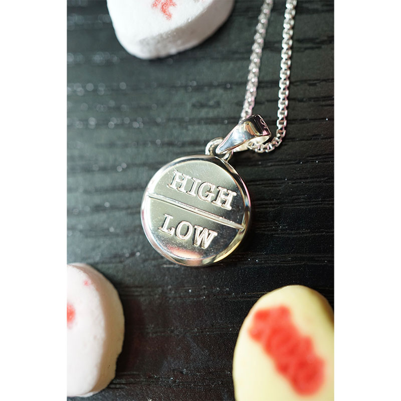 IN-PUT-OUT(インプットアウト)/ Yin-Yang & MDMA Reverdible NECKLACE SILVER 925