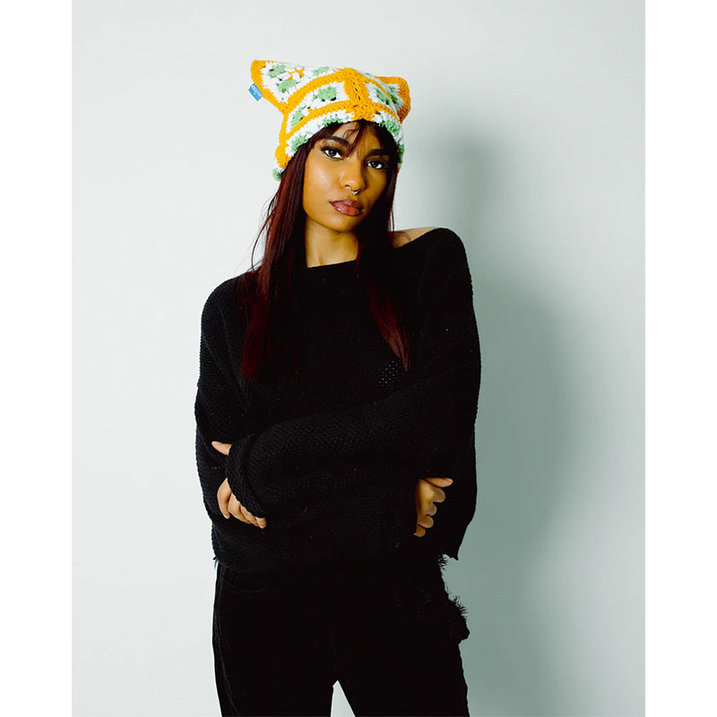 Arkyve(アーカイヴ)/ Chocolatier Crochet Cat Hat -CHOCOLATE-