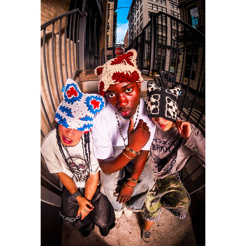 Arkyve(アーカイヴ)/ Garden Crochet Cat Hat -BEIGE-