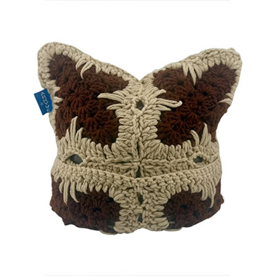 Arkyve(アーカイヴ)/ Garden Crochet Cat Hat -BEIGE-