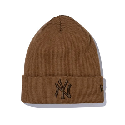 NEW ERA(ニューエラ)/ BASIC CUFF KNIT NEYYAN -BROWN-