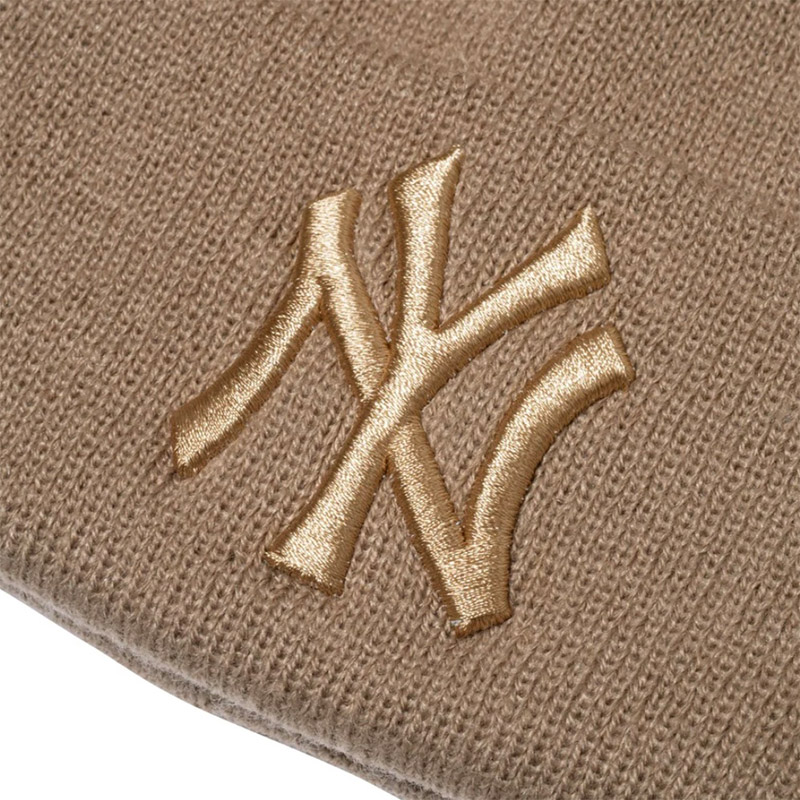 NEW ERA(ニューエラ)/ BASIC CUFF KNIT NEYYAN -BEIGE-