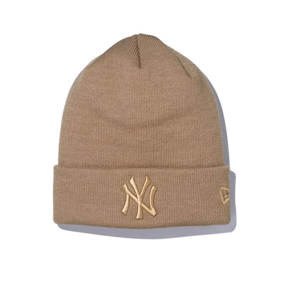 NEW ERA(ニューエラ)/ BASIC CUFF KNIT NEYYAN -BEIGE-