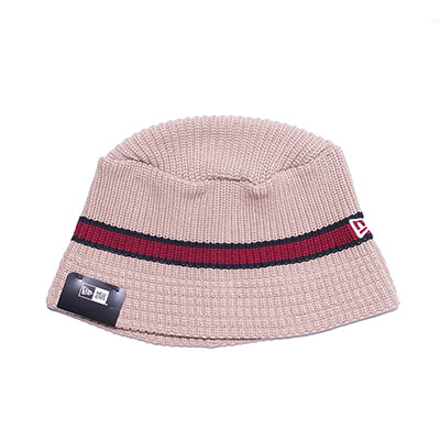 NEW ERA(ニューエラ)/ KNIT BUCKET LINE -BEIGE-