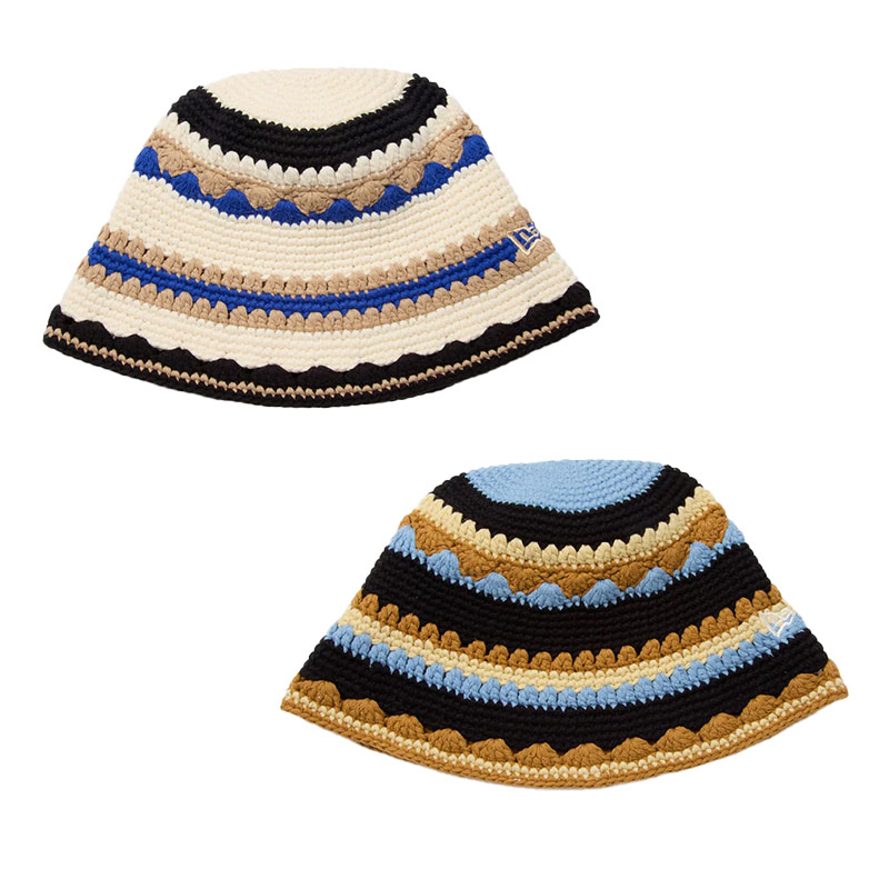 NEW ERA(ニューエラ)/ CROCHET KNIT TSD BORDER -2.COLOR-