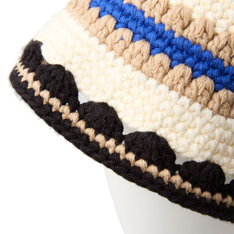 NEW ERA(ニューエラ)/ CROCHET KNIT TSD BORDER -2.COLOR-
