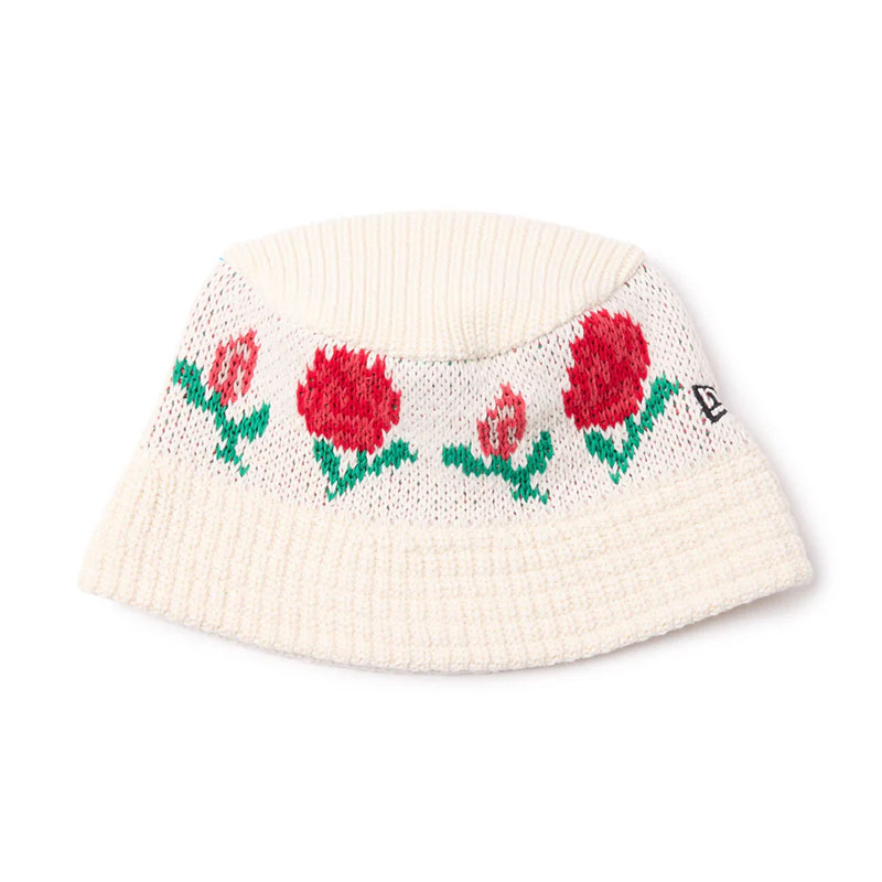 NEW ERA(ニューエラ)/ KNIT BUCKET ROSE -IVORY-