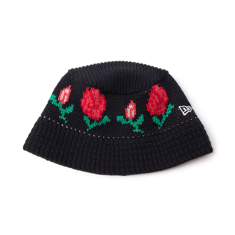 NEW ERA(ニューエラ)/ KNIT BUCKET ROSE -BLACK-