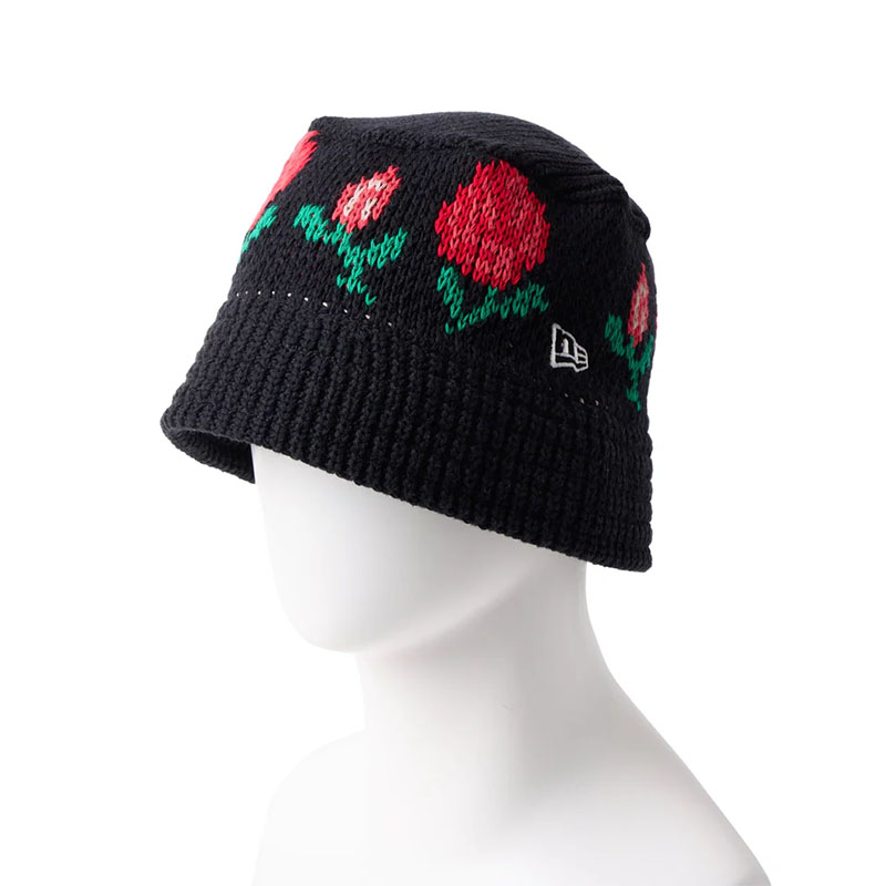 NEW ERA(ニューエラ)/ KNIT BUCKET ROSE -BLACK-