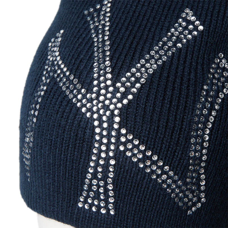 NEW ERA(ニューエラ)/ BC BEANIE BIG RHINESTONE NEWYORK YANKEES -NAVY-