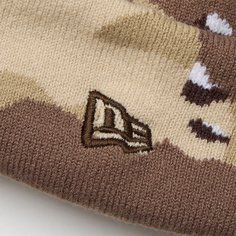 NEW ERA(ニューエラ)/ BASIC CUFF KNIT PATTERN DESERTCAMO