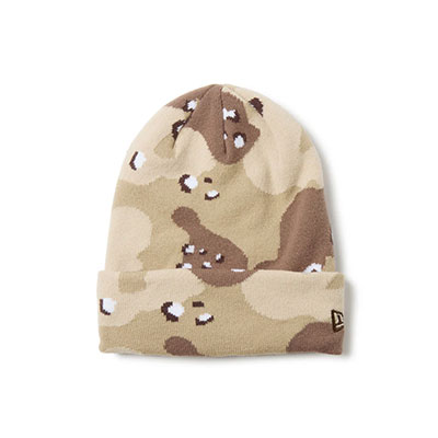 NEW ERA(ニューエラ)/ BASIC CUFF KNIT PATTERN DESERTCAMO